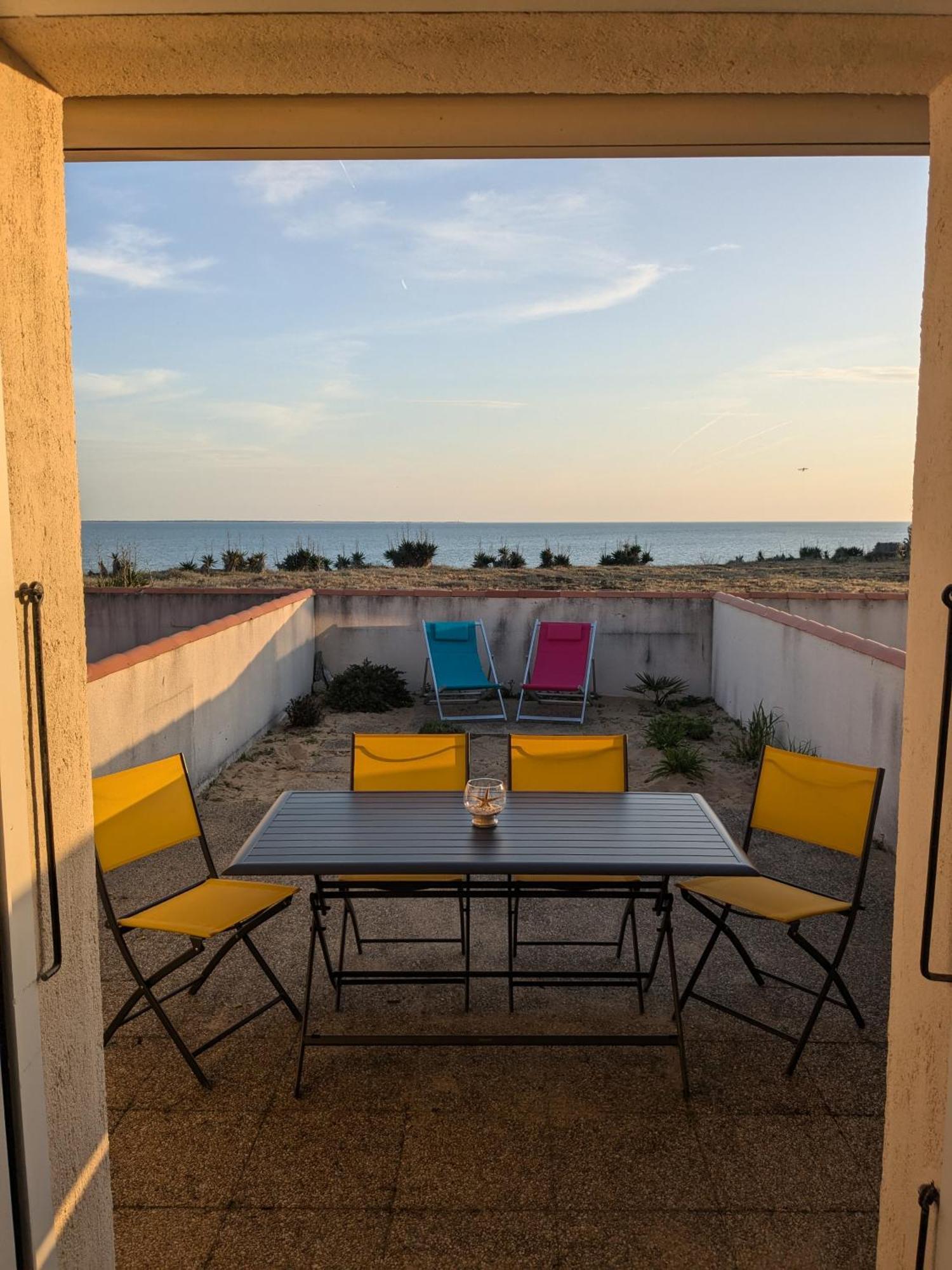 Superbe vue sur l'océan, accès direct à la plage La Tranche-sur-Mer Exterior foto